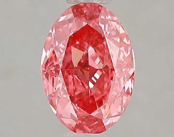 1.04ct Oval Lab Grown Diamond (Colour Fancy Vivid Pink, Clarity VS1, IGI Certified)
