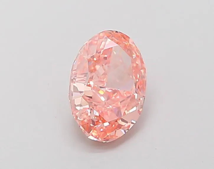 1.04ct Oval Lab Grown Diamond (Colour Fancy Vivid Pink, Clarity VS1, IGI Certified)