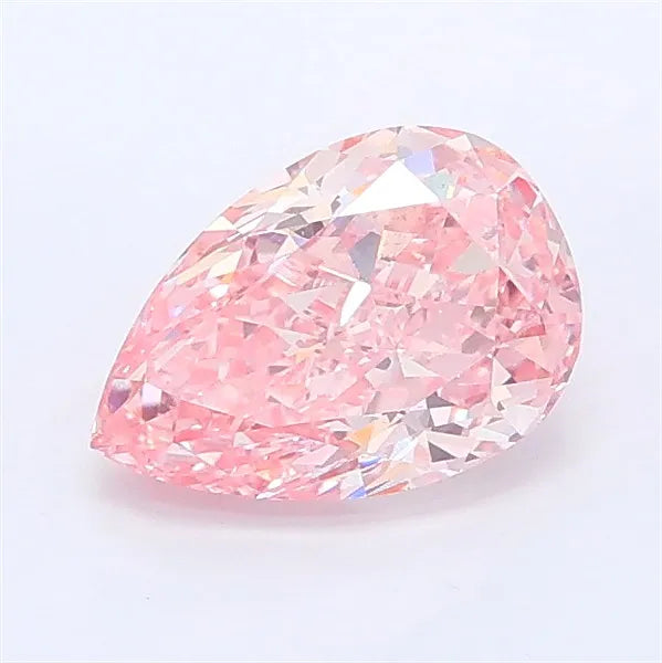 1.04ct Pear Lab Grown Diamond (Colour Fancy Intense Pink, Clarity VS2, IGI Certified)