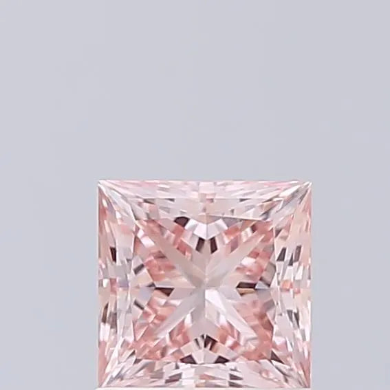 1.04ct Princess Lab Grown Diamond (Colour Fancy Intense Pink, Clarity VS1, IGI Certified)