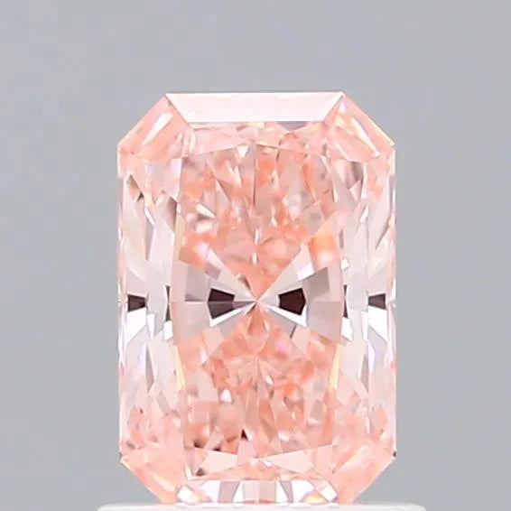 1.04ct Radiant Lab Grown Diamond (Colour Fancy Vivid Pink, Clarity VVS2, IGI Certified)