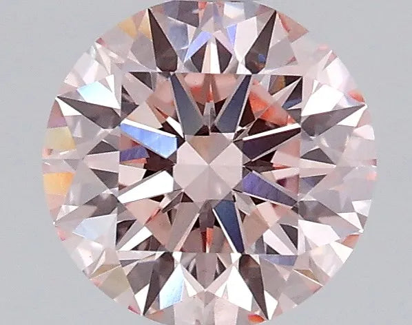 1.04ct Round Lab Grown Diamond (Colour Fancy Pink, Clarity VS1, Cut ID, IGI Certified)