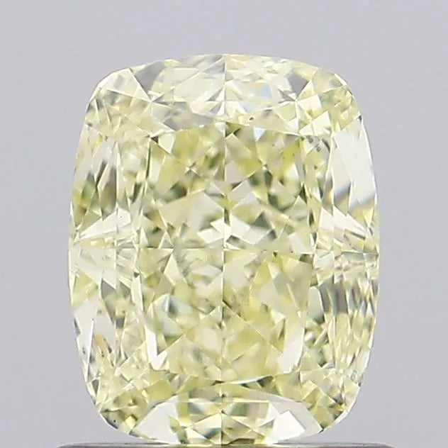 1.05ct Cushion modified Lab Grown Diamond (Colour Fancy Light Yellow, Clarity VS1, Cut GD, IGI Certified)