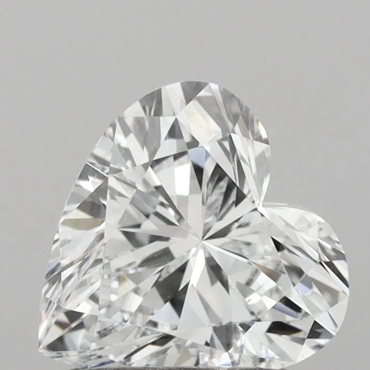 1.05ct Heart Lab Grown Diamond (Colour D, Clarity VVS2, IGI Certified)
