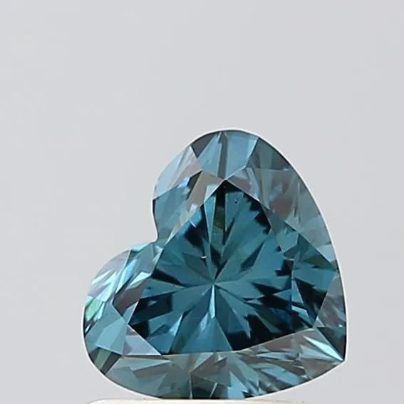 1.05ct Heart Lab Grown Diamond (Colour Fancy Deep Blue, Clarity VS1, IGI Certified)