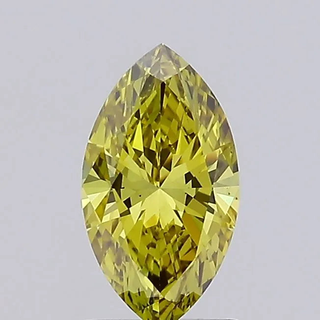 1.05ct Marquise Lab Grown Diamond (Colour Fancy Intense Yellow, Clarity VS1, IGI Certified)