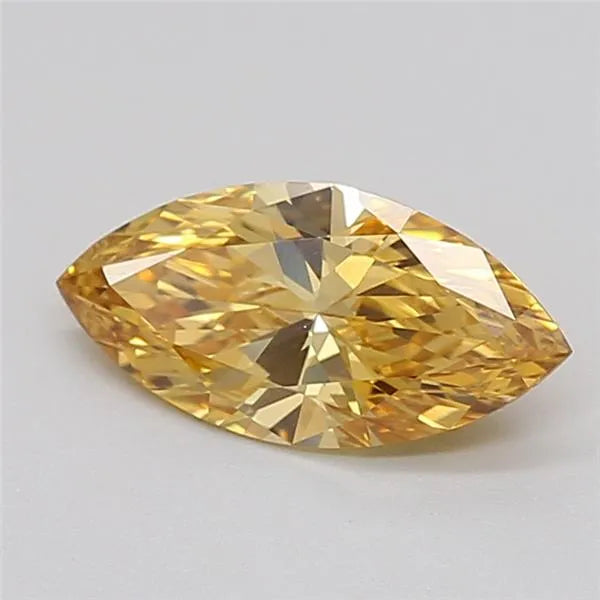 1.05ct Marquise Lab Grown Diamond (Colour Fancy Intense Yellow, Clarity VVS2, IGI Certified)