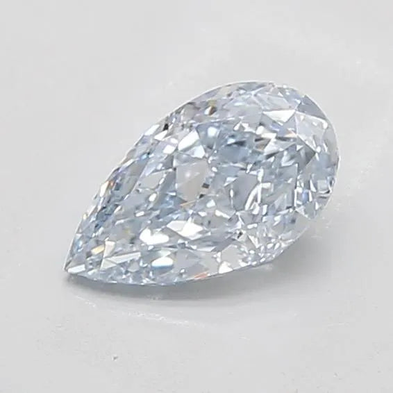 1.05ct Pear Lab Grown Diamond (Colour Fancy Blue, Clarity VVS2, IGI Certified)
