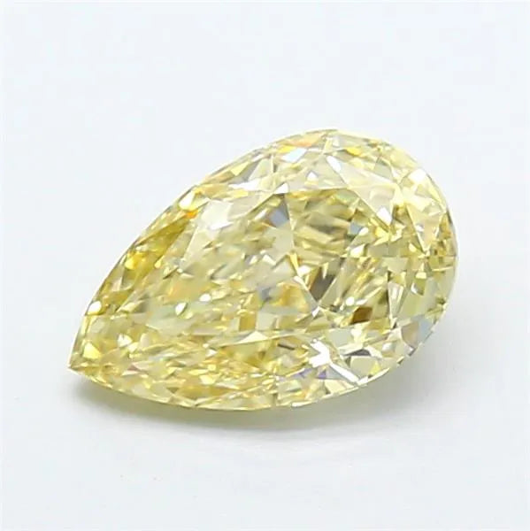 1.05ct Pear Lab Grown Diamond (Colour Fancy Light Yellow, Clarity VS1, IGI Certified)