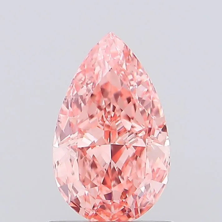 1.05ct Pear Lab Grown Diamond (Colour Fancy Vivid Pink, Clarity VS1, IGI Certified)
