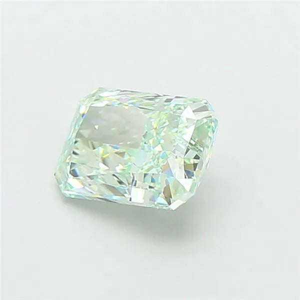 1.05ct Radiant Lab Grown Diamond (Colour Fancy Vivid Green, Clarity VVS1, IGI Certified)