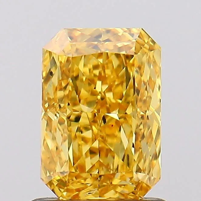 1.05ct Radiant Lab Grown Diamond (Colour Fancy Vivid Yellow, Clarity SI1, IGI Certified)