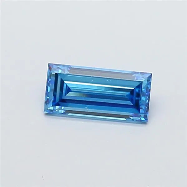 1.06ct Baguette Lab Grown Diamond (Colour Fancy Vivid Blue, Clarity VVS2, IGI Certified)