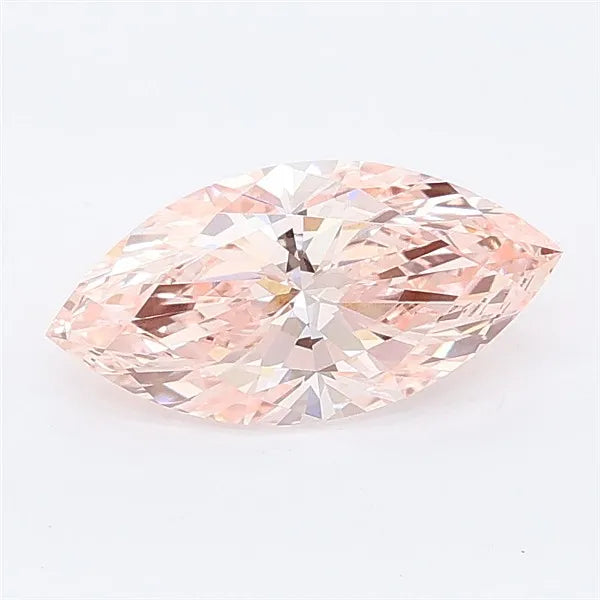 1.06ct Marquise Lab Grown Diamond (Colour Fancy Vivid Pink, Clarity VVS2, IGI Certified)