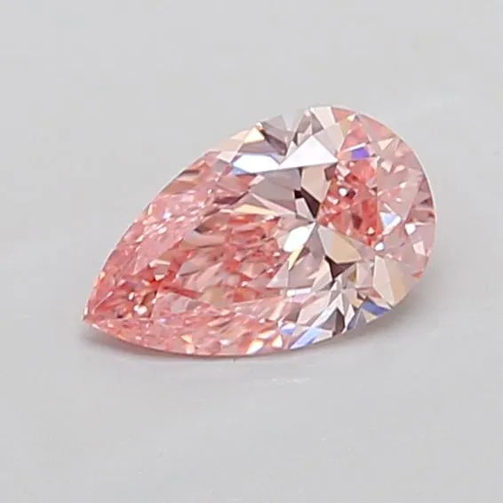 1.06ct Pear Lab Grown Diamond (Colour Fancy Vivid Pink, Clarity VVS2, IGI Certified)