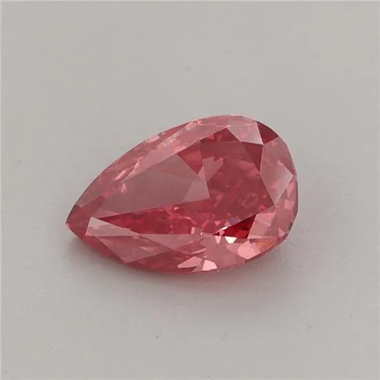 1.06ct Pear Lab Grown Diamond (Colour Fancy Vivid Red, Clarity VS1, IGI Certified)