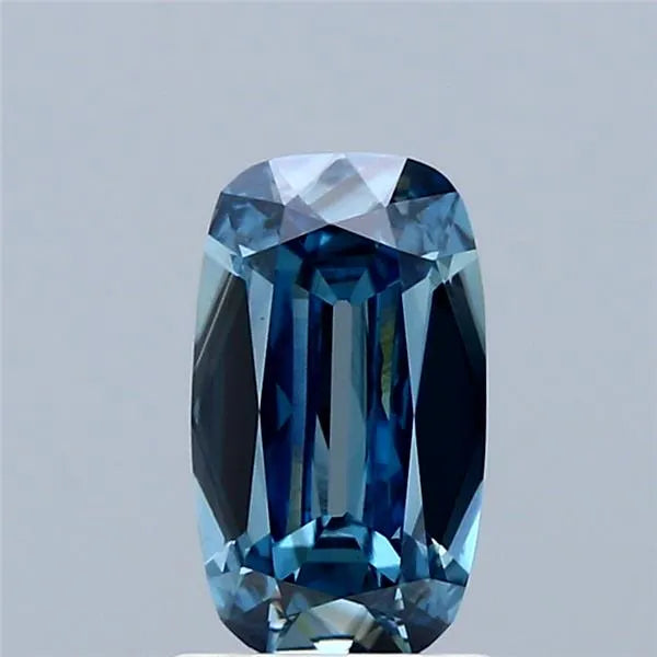1.07ct Cushion brilliant Lab Grown Diamond (Colour Fancy Vivid Blue, Clarity VVS2, IGI Certified)
