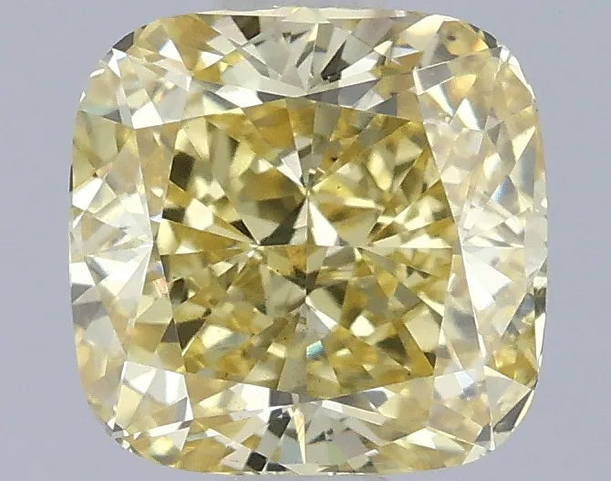 1.07ct Cushion modified Lab Grown Diamond (Colour Fancy Intense Yellow, Clarity VS1, IGI Certified)