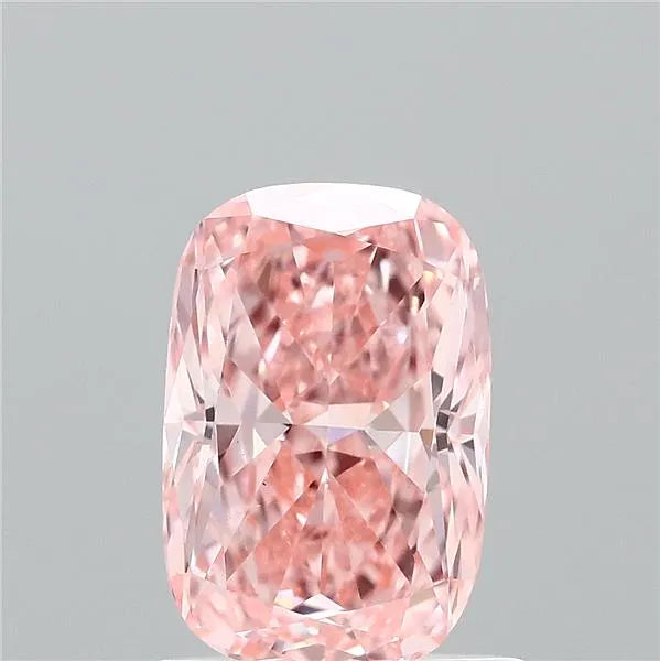 1.07ct Cushion modified Lab Grown Diamond (Colour Fancy Vivid Pink, Clarity VVS2, IGI Certified)