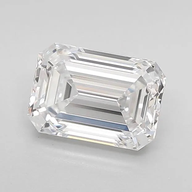 1.07ct Emerald Lab Grown Diamond (Colour D, Clarity IF, Cut EX, IGI Certified)