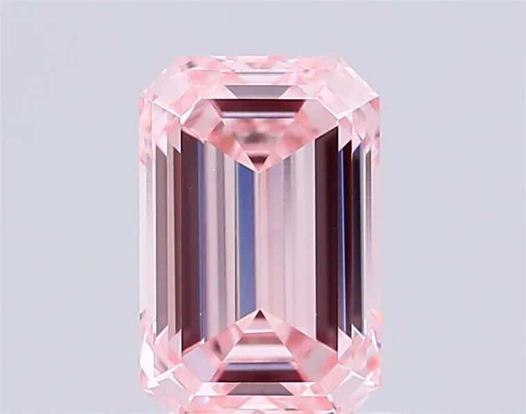 1.07ct Emerald Lab Grown Diamond (Colour Fancy Pink, Clarity VVS2, IGI Certified)