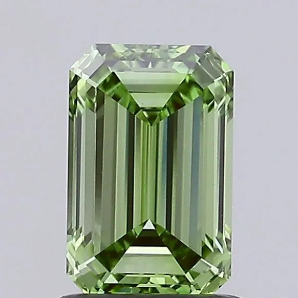 1.07ct Emerald Lab Grown Diamond (Colour Fancy Vivid Green, Clarity VVS2, IGI Certified)