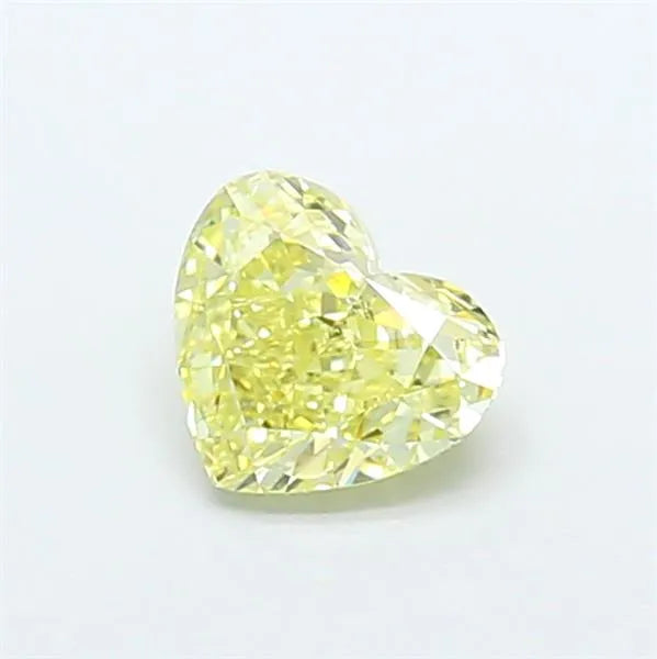 1.07ct Heart Lab Grown Diamond (Colour Fancy Yellow, Clarity VVS2, IGI Certified)