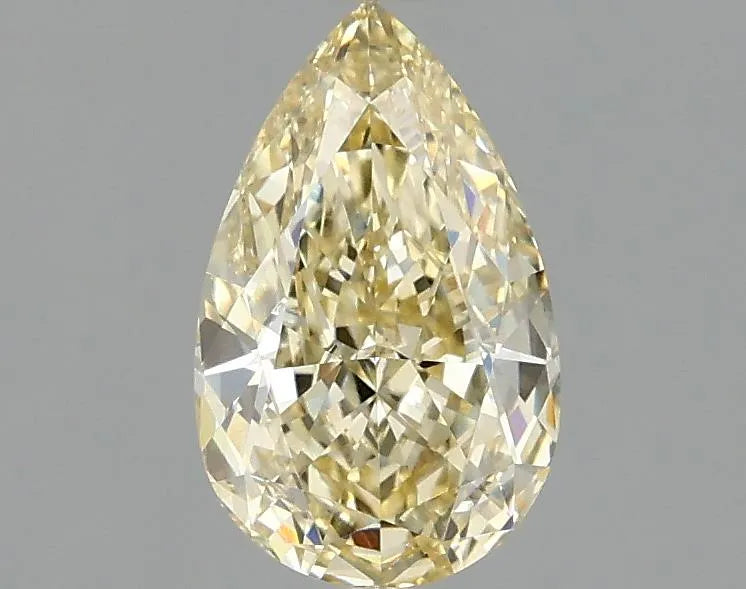 1.07ct Pear Lab Grown Diamond (Colour Fancy Intense Yellow, Clarity VVS2, IGI Certified)