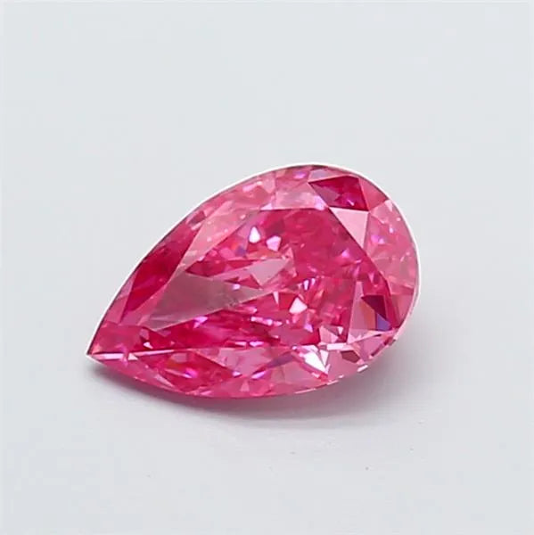 1.07ct Pear Lab Grown Diamond (Colour Fancy Vivid Pink, Clarity SI1, IGI Certified)