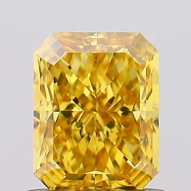 1.07ct Radiant Lab Grown Diamond (Colour Fancy Vivid Yellow, Clarity VS1, IGI Certified)
