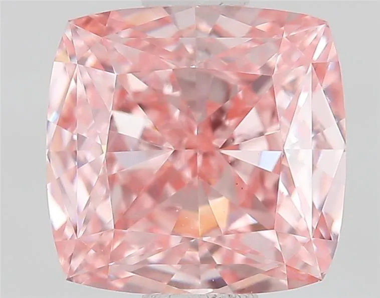 1.08ct Cushion modified Lab Grown Diamond (Colour Fancy Intense Pink, Clarity VS1, IGI Certified)