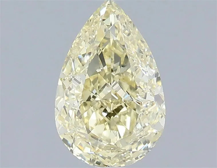 1.08ct Pear Lab Grown Diamond (Colour Fancy Light Yellow, Clarity VS1, IGI Certified)