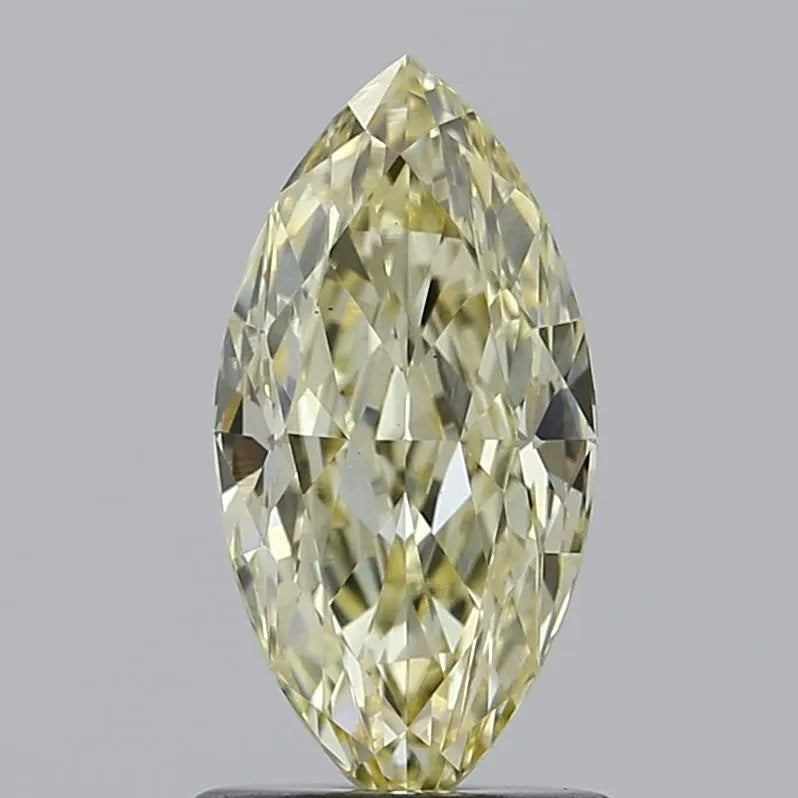 1.09ct Marquise Lab Grown Diamond (Colour Fancy Yellow, Clarity VS1, IGI Certified)
