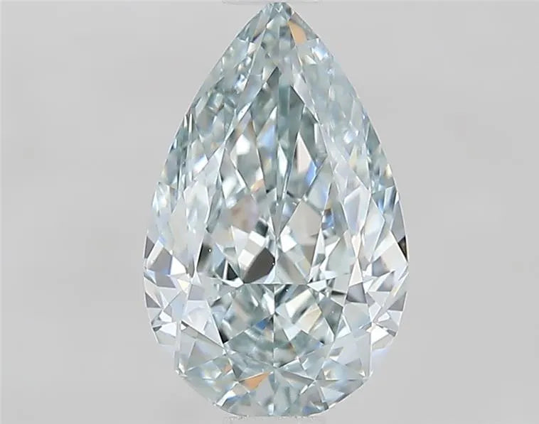 1.09ct Pear Lab Grown Diamond (Colour Fancy Light Blue Green, Clarity VVS2, IGI Certified)