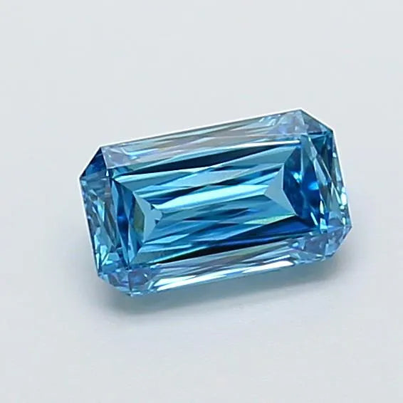 1.09ct Radiant Lab Grown Diamond (Colour Fancy Vivid Blue, Clarity VS1, IGI Certified)