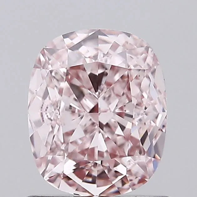 1.10ct Cushion modified Lab Grown Diamond (Colour Fancy Intense Pink, Clarity VS1, IGI Certified)