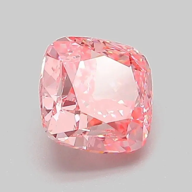 1.10ct Cushion modified Lab Grown Diamond (Colour Fancy Vivid Pink, Clarity VS1, IGI Certified)