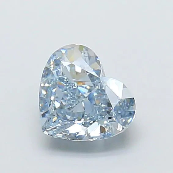 1.10ct Heart Lab Grown Diamond (Colour Fancy Light Blue, Clarity VS1, IGI Certified)