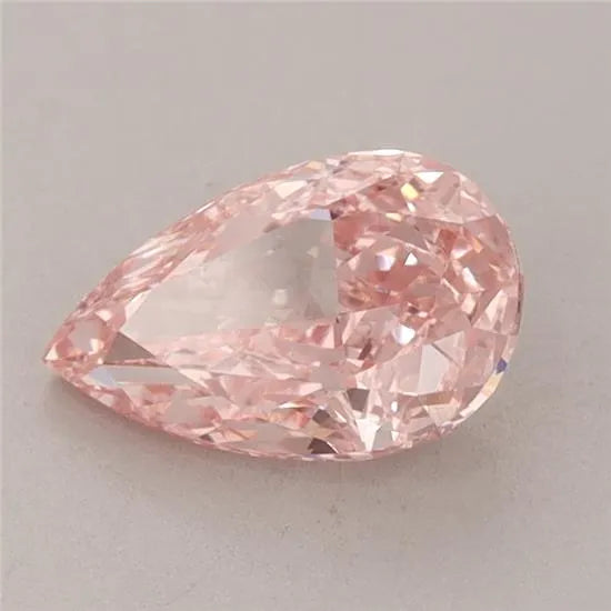 1.10ct Pear Lab Grown Diamond (Colour Fancy Vivid Pink, Clarity VVS2, IGI Certified)