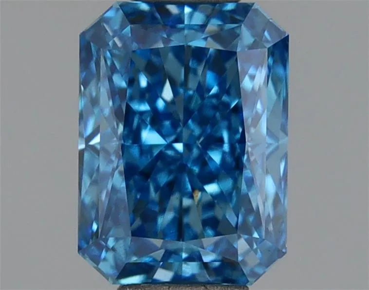 1.10ct Radiant Lab Grown Diamond (Colour Fancy Vivid Blue, Clarity VS1, IGI Certified)