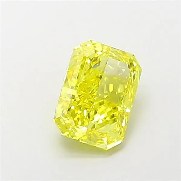 1.10ct Radiant Lab Grown Diamond (Colour Fancy Vivid Yellow, Clarity IF, IGI Certified)