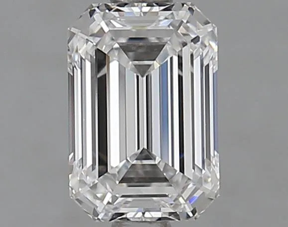 1.12ct Emerald Lab Grown Diamond (Colour D, Clarity IF, Cut EX, IGI Certified)