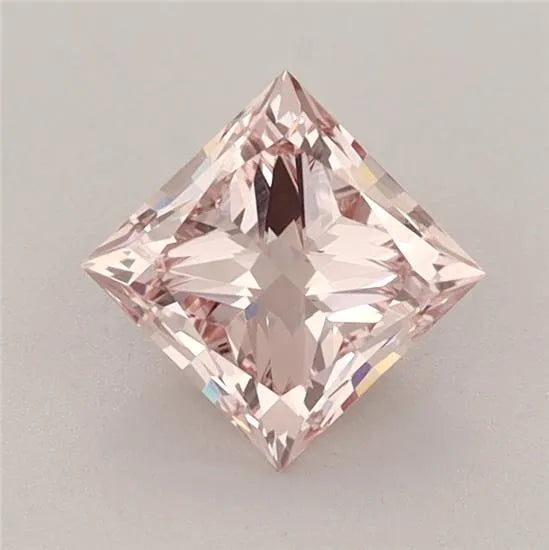 1.14ct Princess Lab Grown Diamond (Colour Fancy Intense Pink, Clarity VVS2, IGI Certified)
