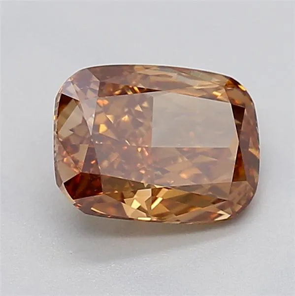 1.15ct Cushion modified Lab Grown Diamond (Colour Fancy Brown, Clarity VS1, IGI Certified)