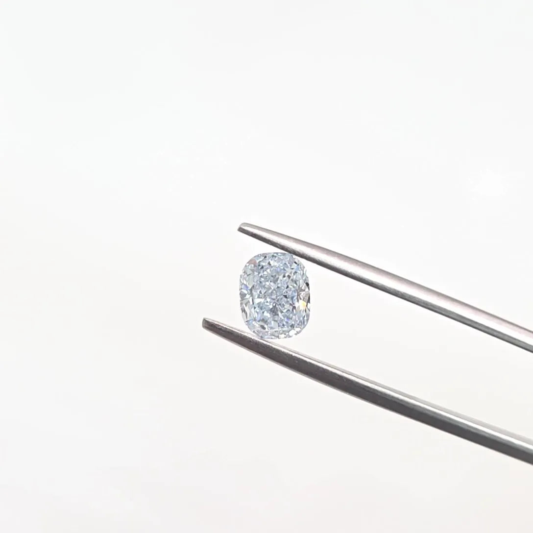 1.16ct Cushion modified Lab Grown Diamond (Colour Light Blue, Clarity VVS2, IGI Certified)