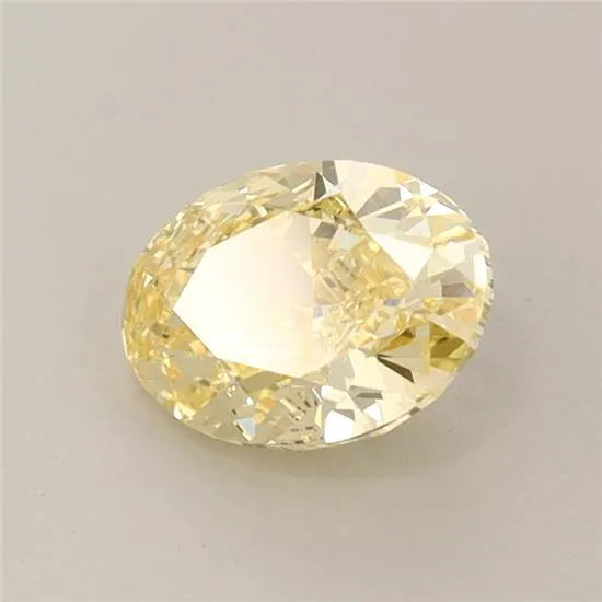 1.18ct Oval Lab Grown Diamond (Colour Fancy Vivid Yellow, Clarity VVS2, IGI Certified)