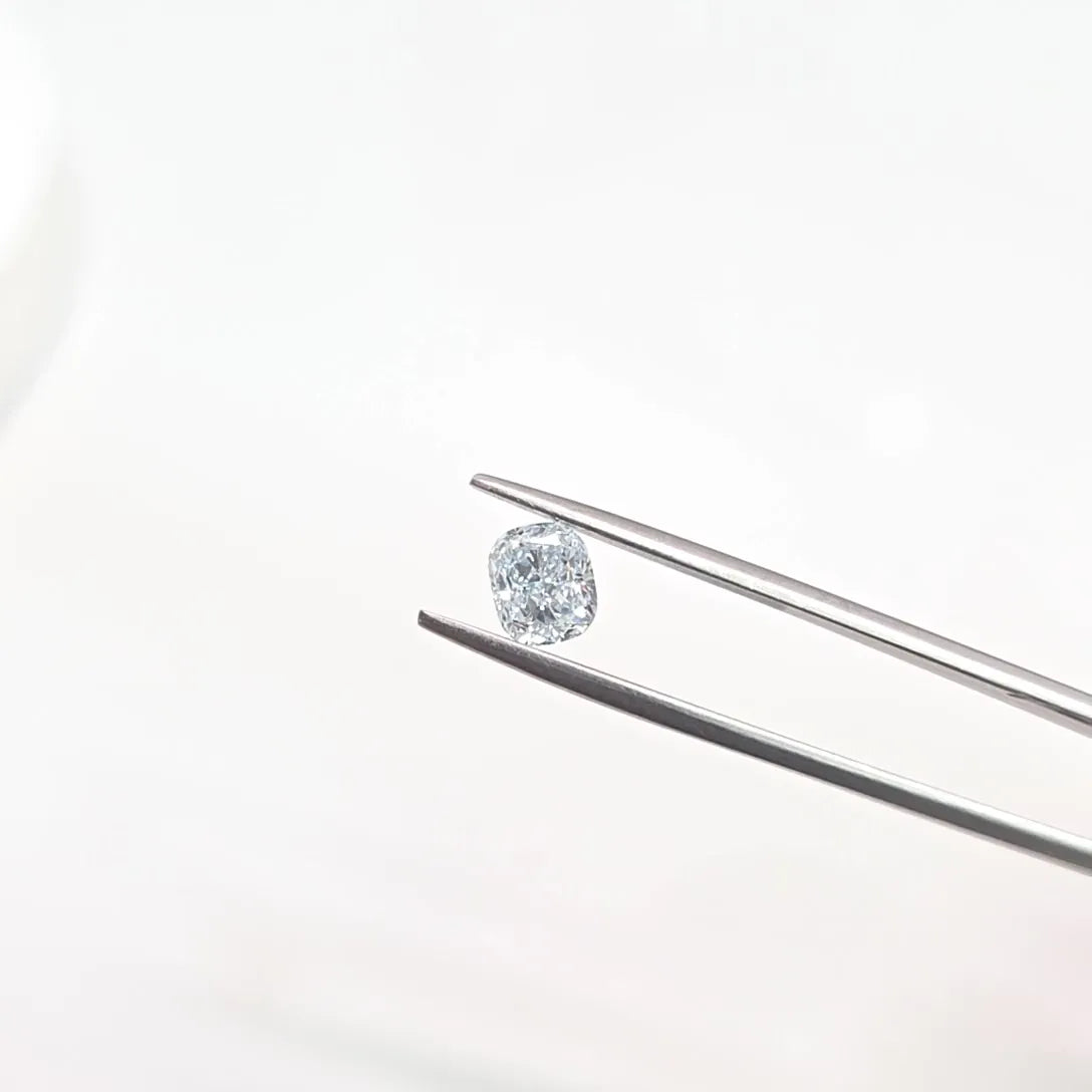 1.19ct Cushion modified Lab Grown Diamond (Colour Light Blue, Clarity VVS2, IGI Certified)