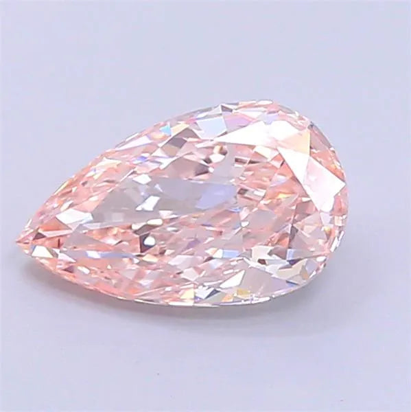 1.19ct Pear Lab Grown Diamond (Colour Fancy Pink, Clarity VVS2, IGI Certified)