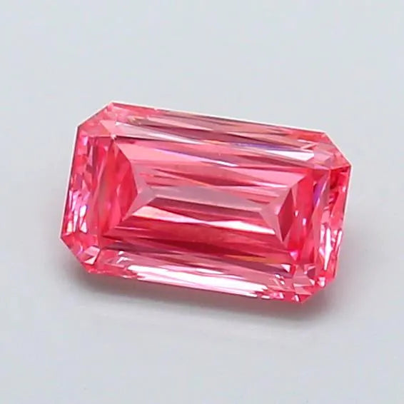 1.20ct Radiant Lab Grown Diamond (Colour Fancy Vivid Pink, Clarity VS1, IGI Certified)