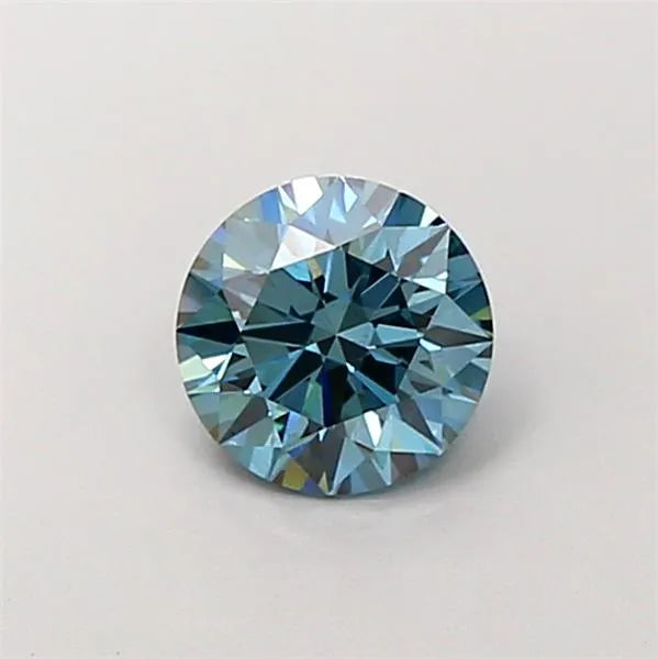 1.21ct Round Lab Grown Diamond (Colour Fancy Vivid Blue, Clarity VS2, Cut ID, IGI Certified)